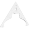 Ekena Millwork Pitch Heath Architectural Grade PVC Gable Pediment, 36"W x 21"H x 1"P (14/12) GPP036X021X100HEA - alternate 1